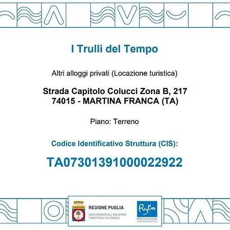 Villa I Trulli Del Tempo Martina Franca